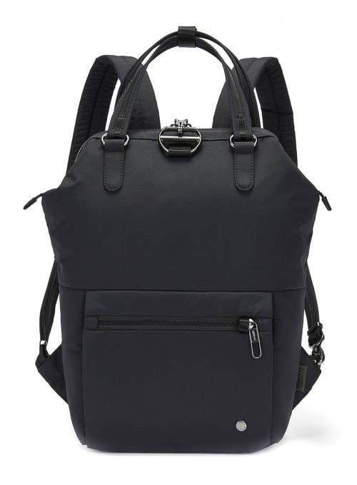 Pacsafe Citysafe Cx Mini Backpack In Econyl Black