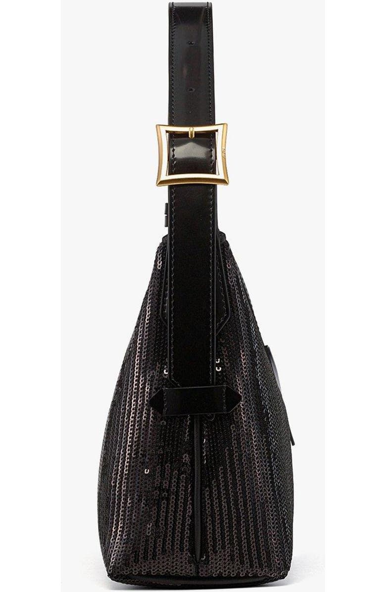 MCM Aren Hobo in Sequin Lamb Leather, Alternate, color,