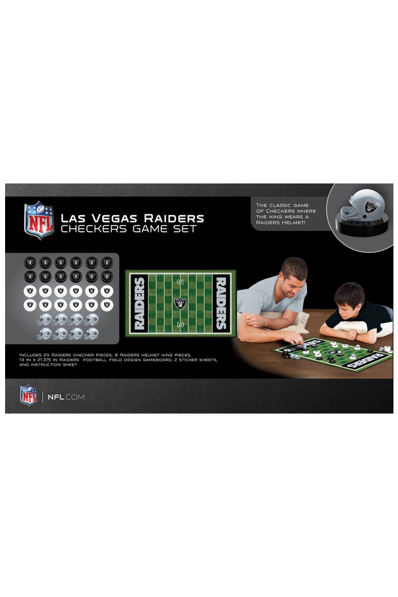 Las Vegas Raiders Checkers Board Game, Alternate, color, Multicolor