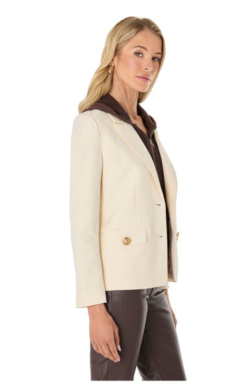 The Noli Shop Kara Dickey Blazer In White