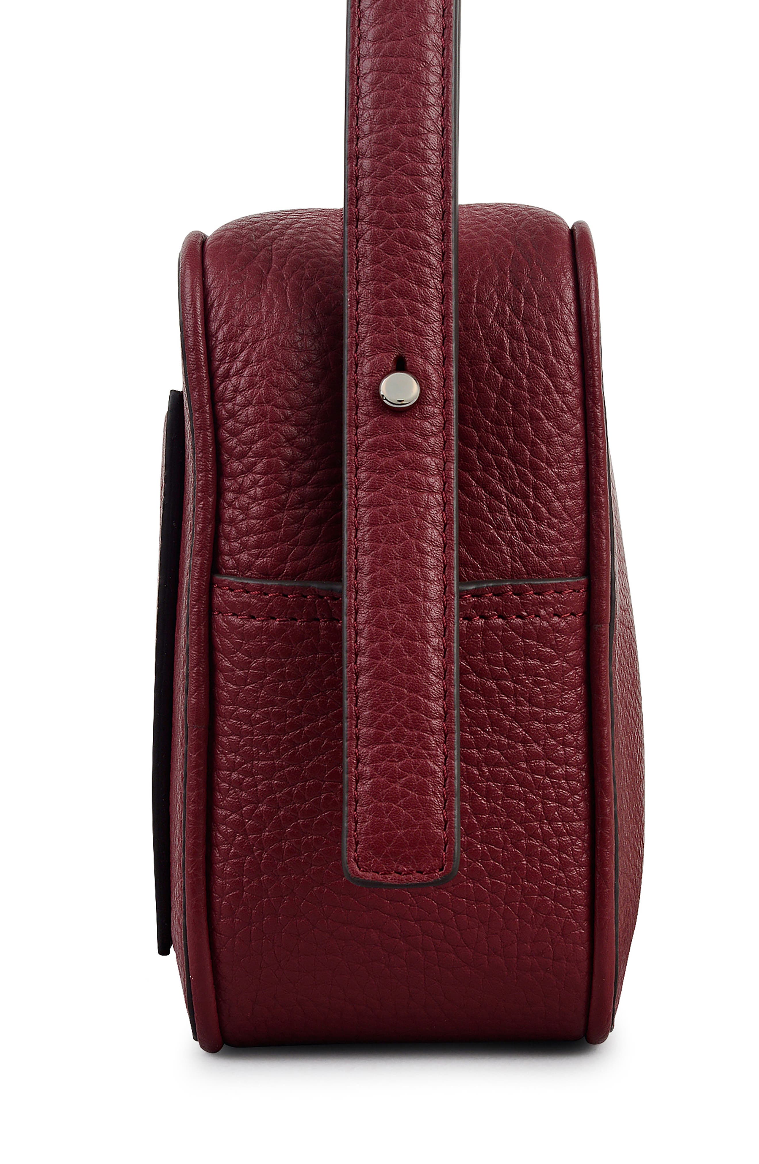 Radley Small Duchess Leather Crossbody Bag, Alternate, color, Carmine