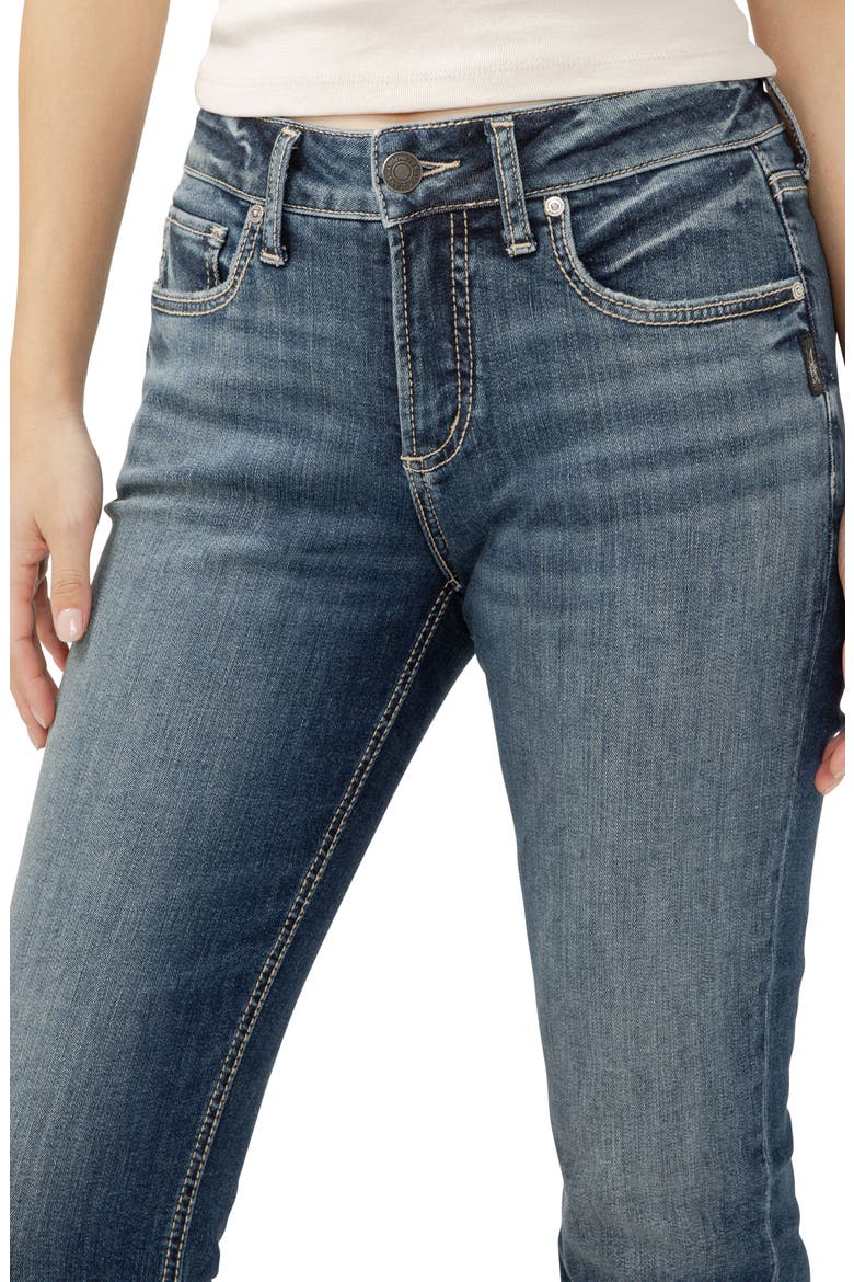 Suki Americana Curvy Mid Rise Capri Jeans, Alternate, color, BALLOT
