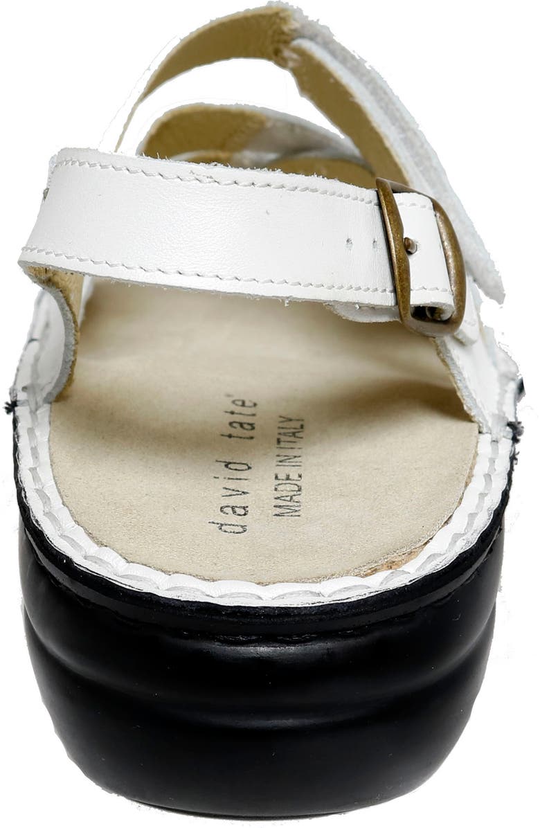 David Tate Wrap Slingback Sandal, Alternate, color, White Pearl