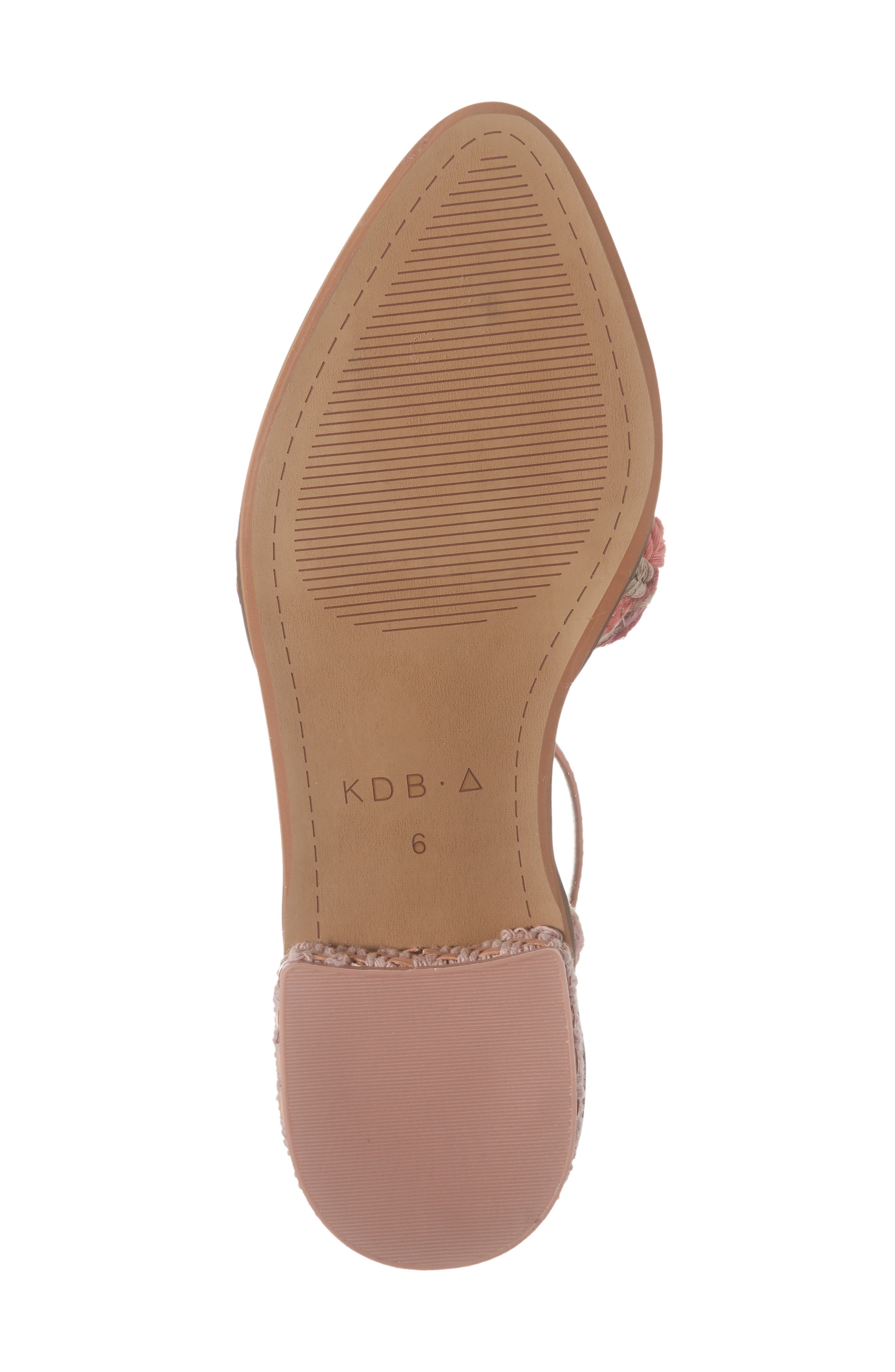 Annalese Ankle Strap Flat, Alternate, color, ORCHID