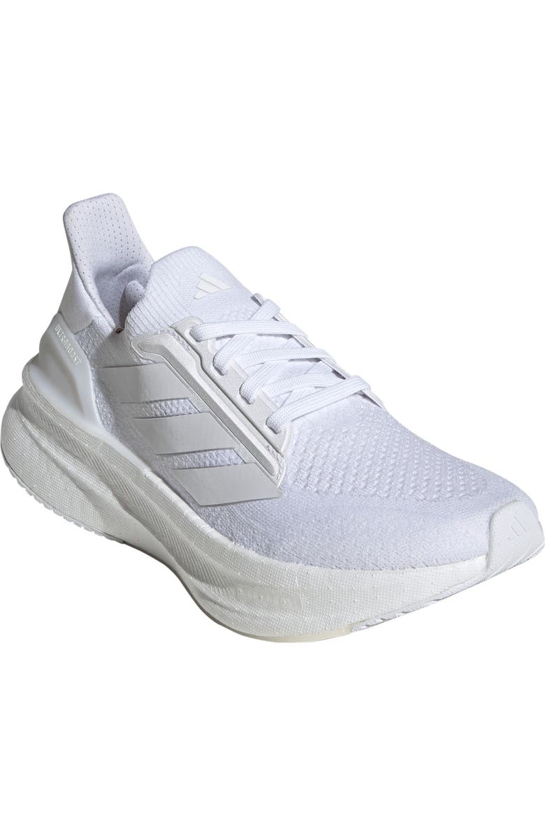 adidas Ultraboost 5 Running Shoe, Main, color, White/ White/ Black