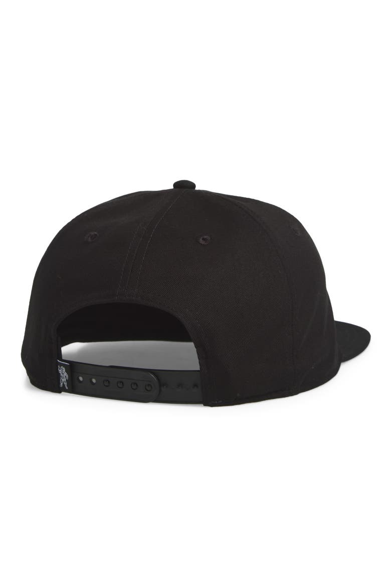 Members Snapback Baseball Cap, Alternate, color, BLACK