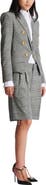 Balmain 6-button jacket in Prince of Wales jacquard