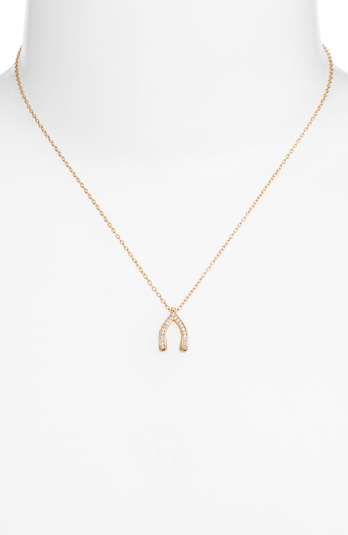 Kate Spade New York Dream Big Pendant Necklace In Gold