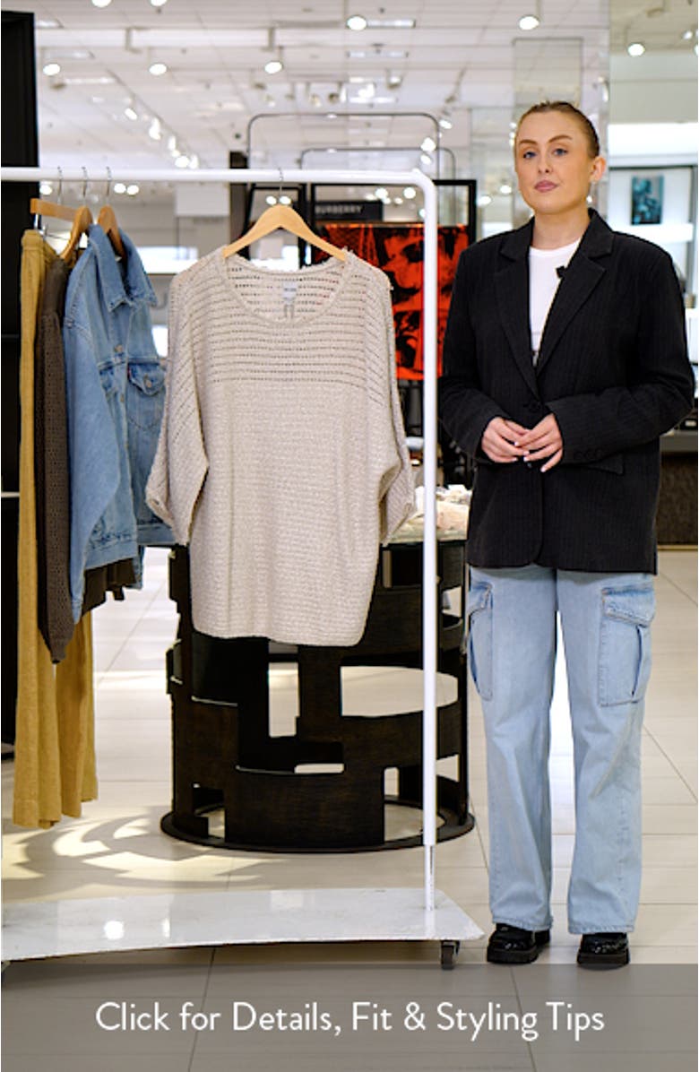 Tonal Texture Sweater, sales video thumbnail