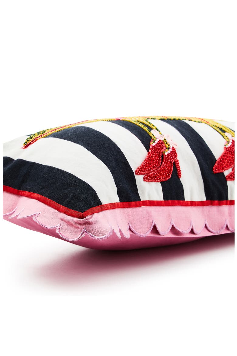 Patience Brewster Gloria Alligator Lumbar Pillow, Alternate, color, MULTI