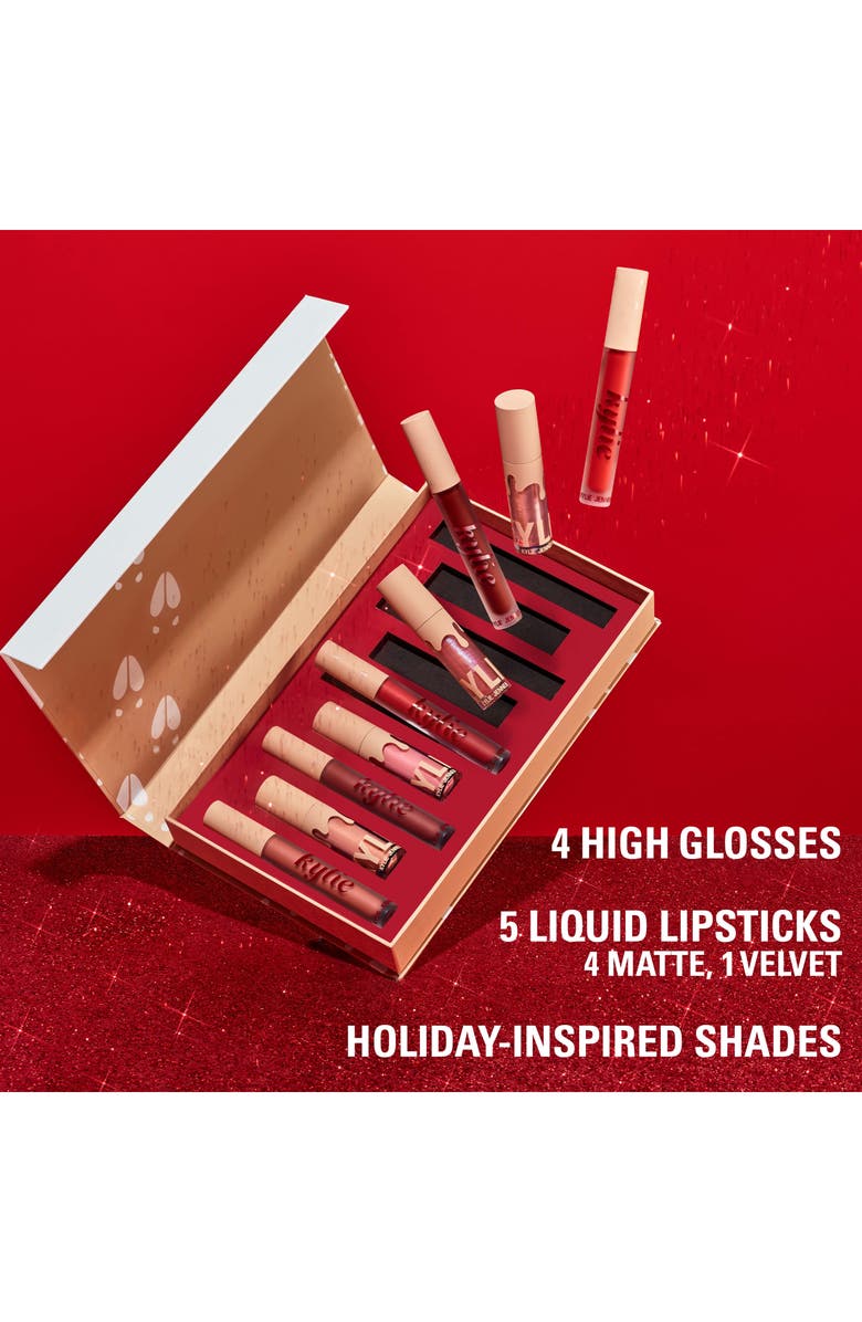Kylie Cosmetics Reindeer Liquid Lipstick Set, Alternate, color,