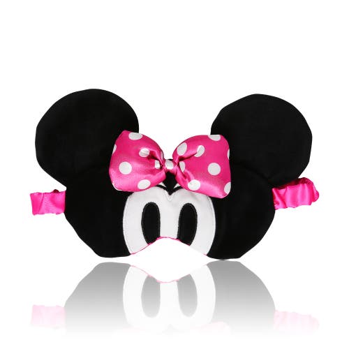 Disney Sleep Mask With Ears And 3d Bow In Black