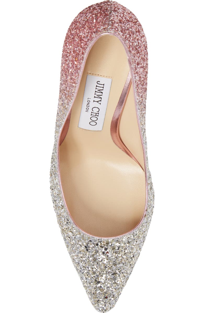 Jimmy Choo Romy Dégradé Glitter Pump, Alternate, color,