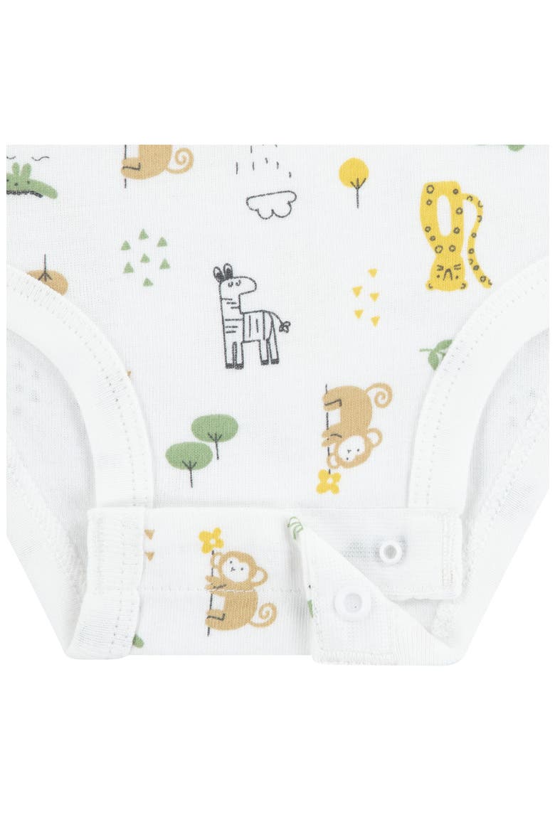 Assorted 3-Pack Organic Cotton Bodysuit Set, Alternate, color, FOG
