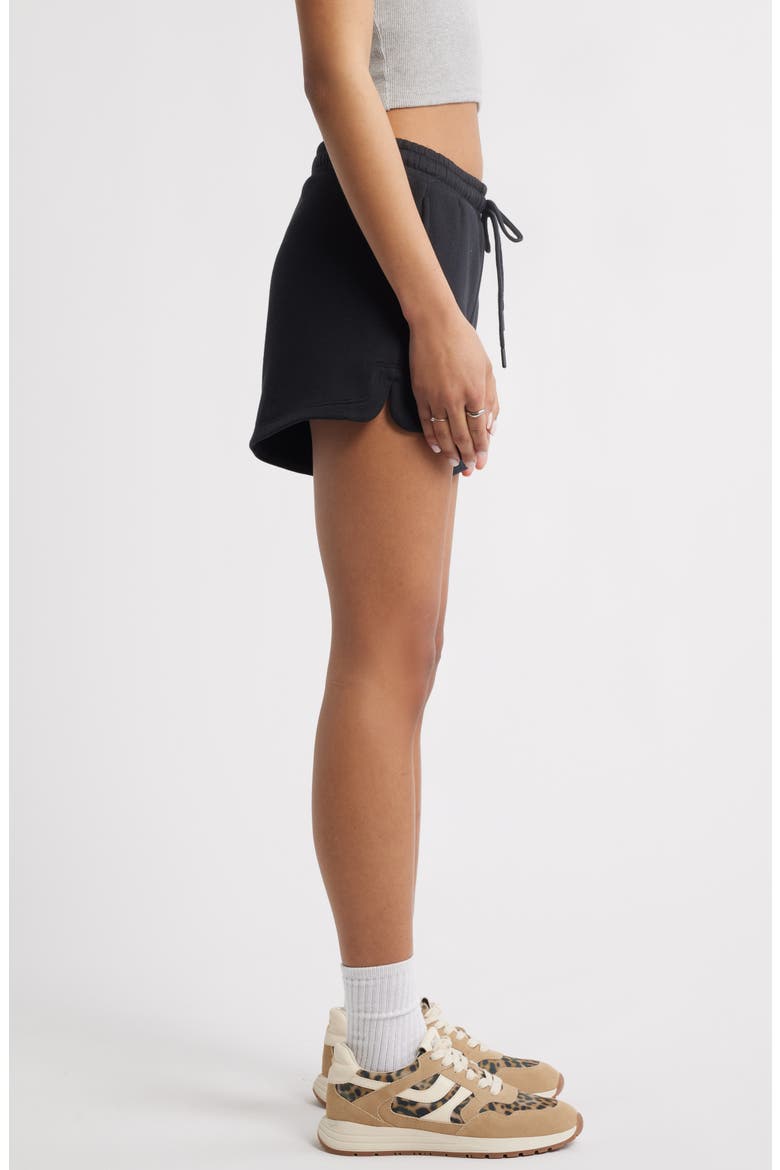 Mini Sweat Shorts, Alternate, color, BLACK JET