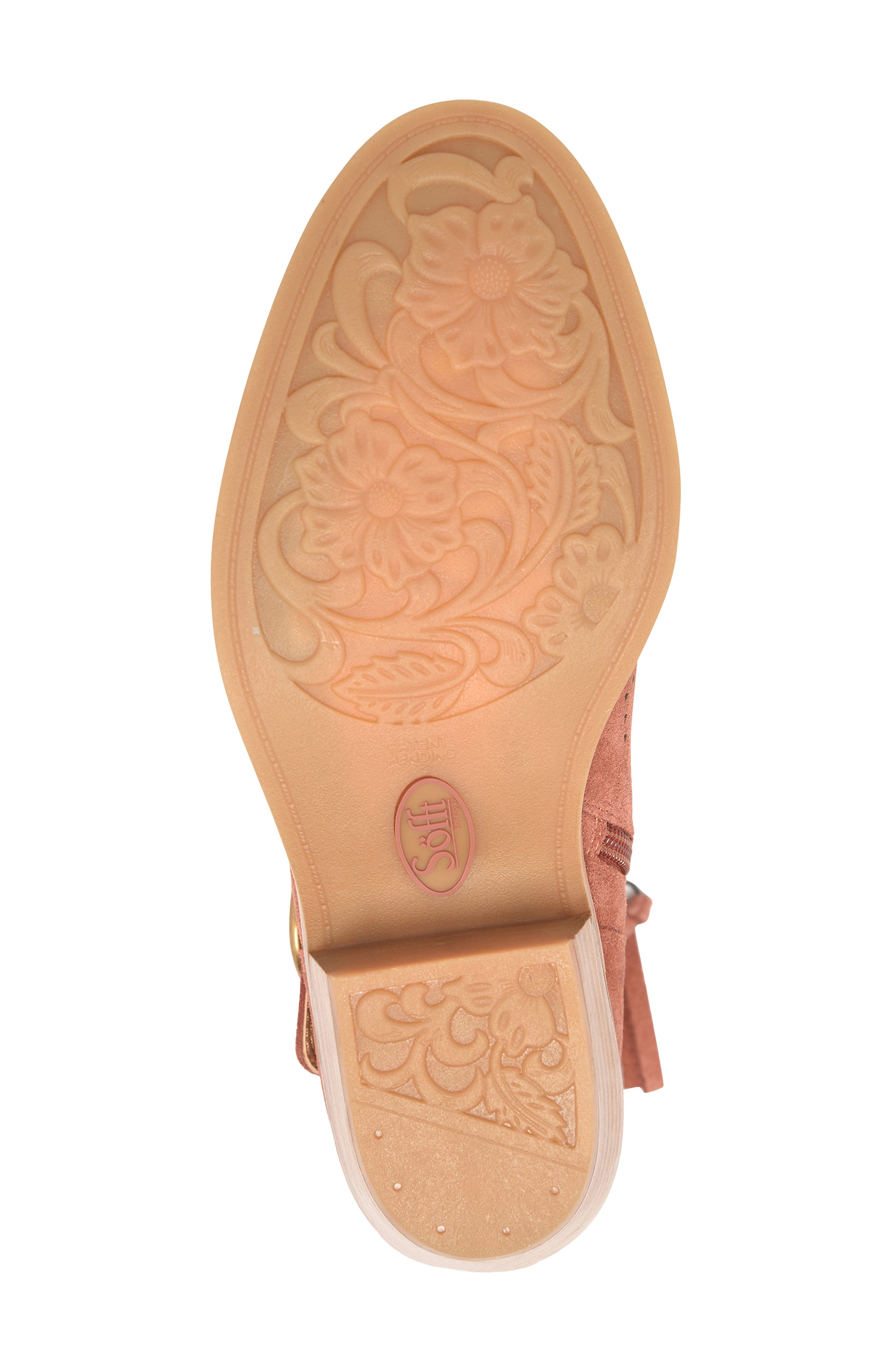 Söfft Adriana Block Heel Bootie, Alternate, color, Terracotta