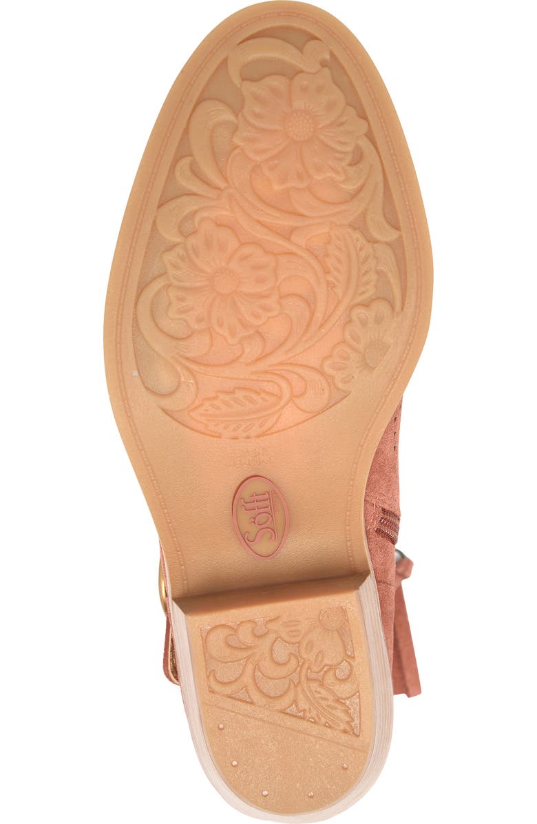 Söfft Adriana Block Heel Bootie, Alternate, color, Terracotta