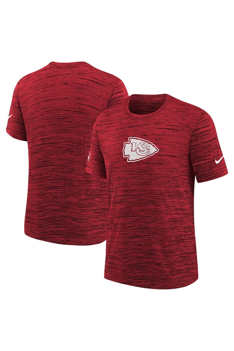 Youth Nike  Red Kansas City Chiefs Sideline Velocity Performance T-Shirt, Main, color, Red