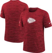 Nike Youth Nike  Red Kansas City Chiefs Sideline Velocity Performance T-Shirt