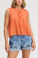 Sam Edelman Pintuck Sleeveless Top
