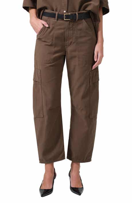 Marcelle Low Rise Barrel Cargo Pants