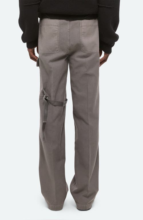Helmut Lang Relaxed Fit Cargo Pants In Gray