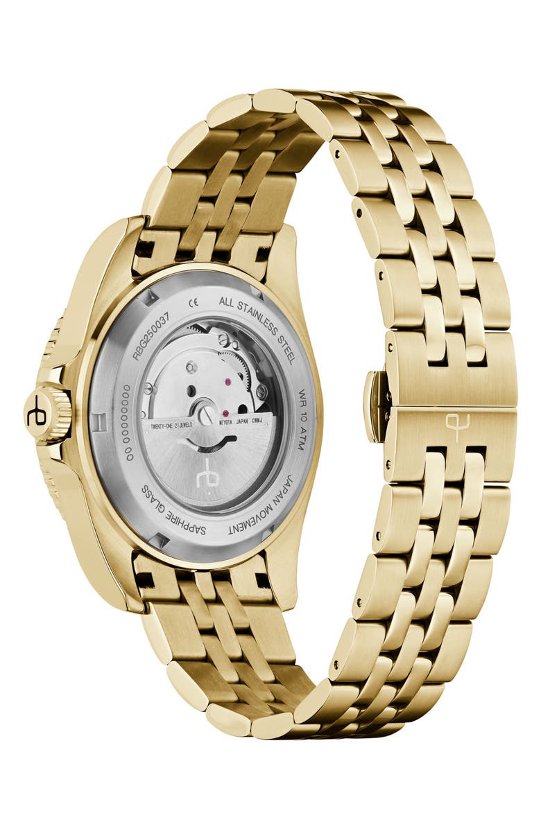 rag & bone Rowan Automatic Bracelet Watch, 42mm, Alternate, color,