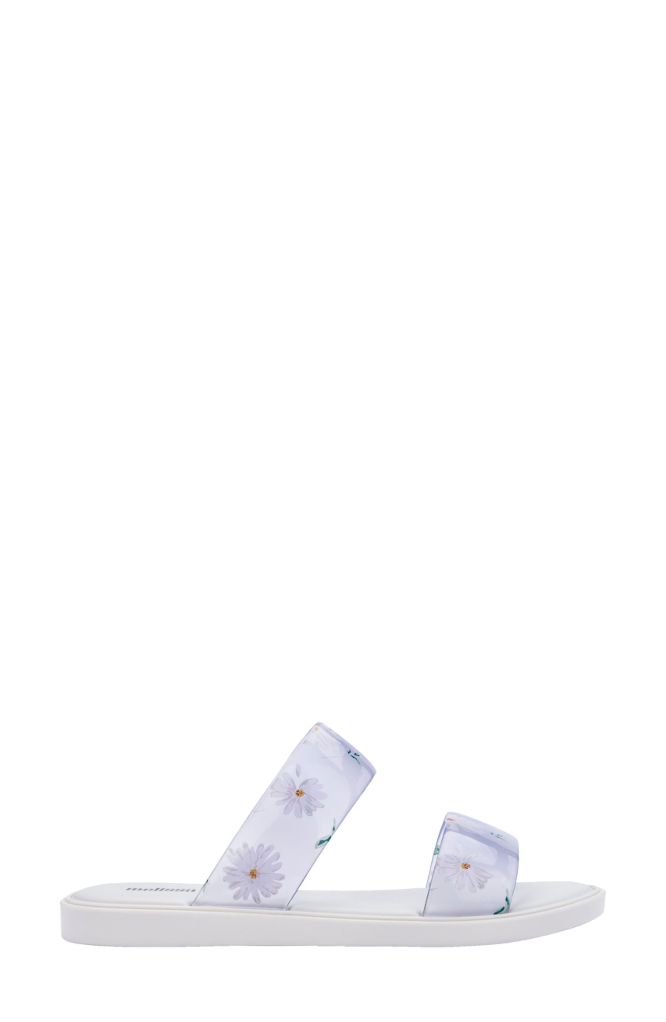 Bubble Slide Sandal, Alternate, color, WHITE/ CLEAR