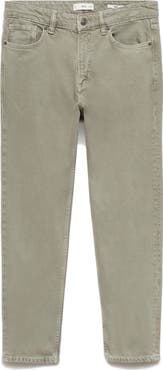 MANGO Ben Crop Tapered Jeans