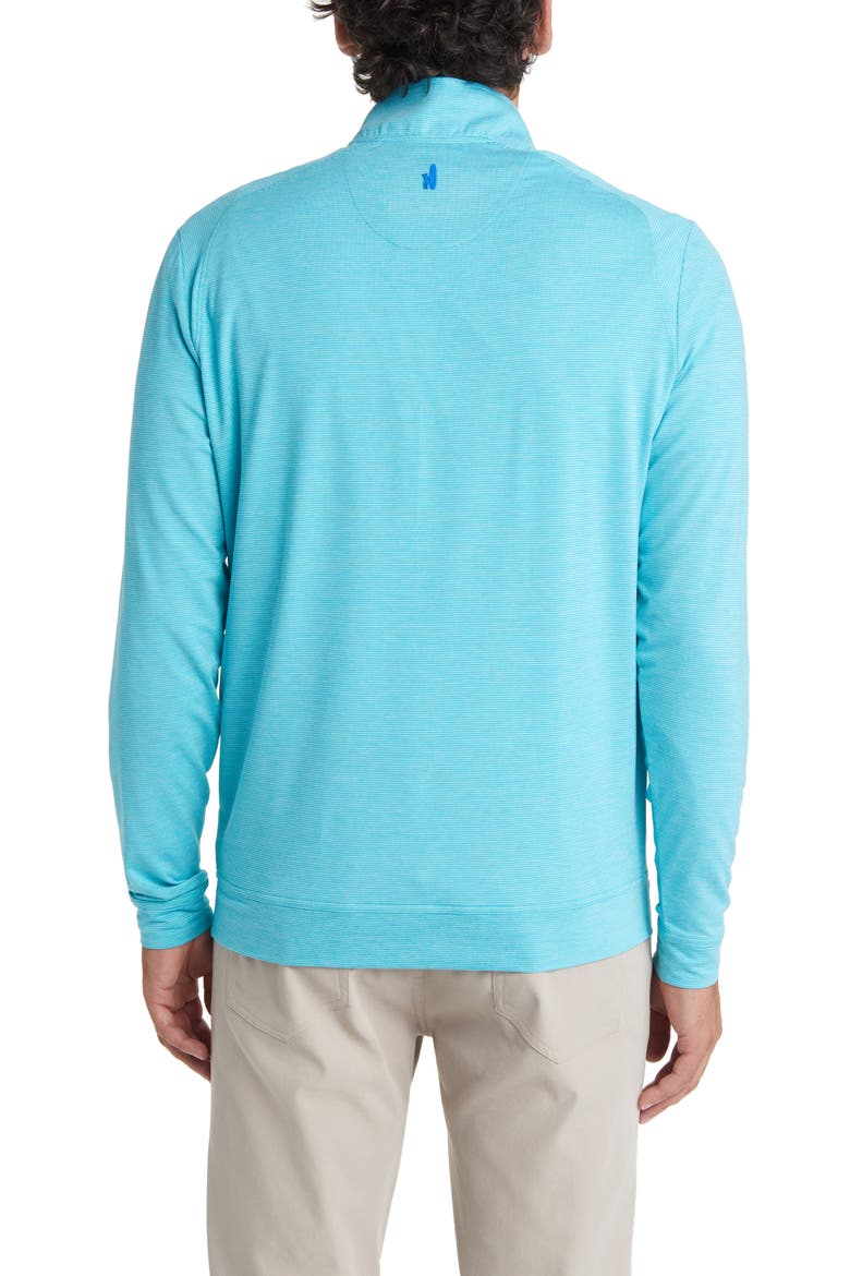 Vaughn Classic Fit Quarter Zip Performance Pullover, Alternate, color, CAICOS