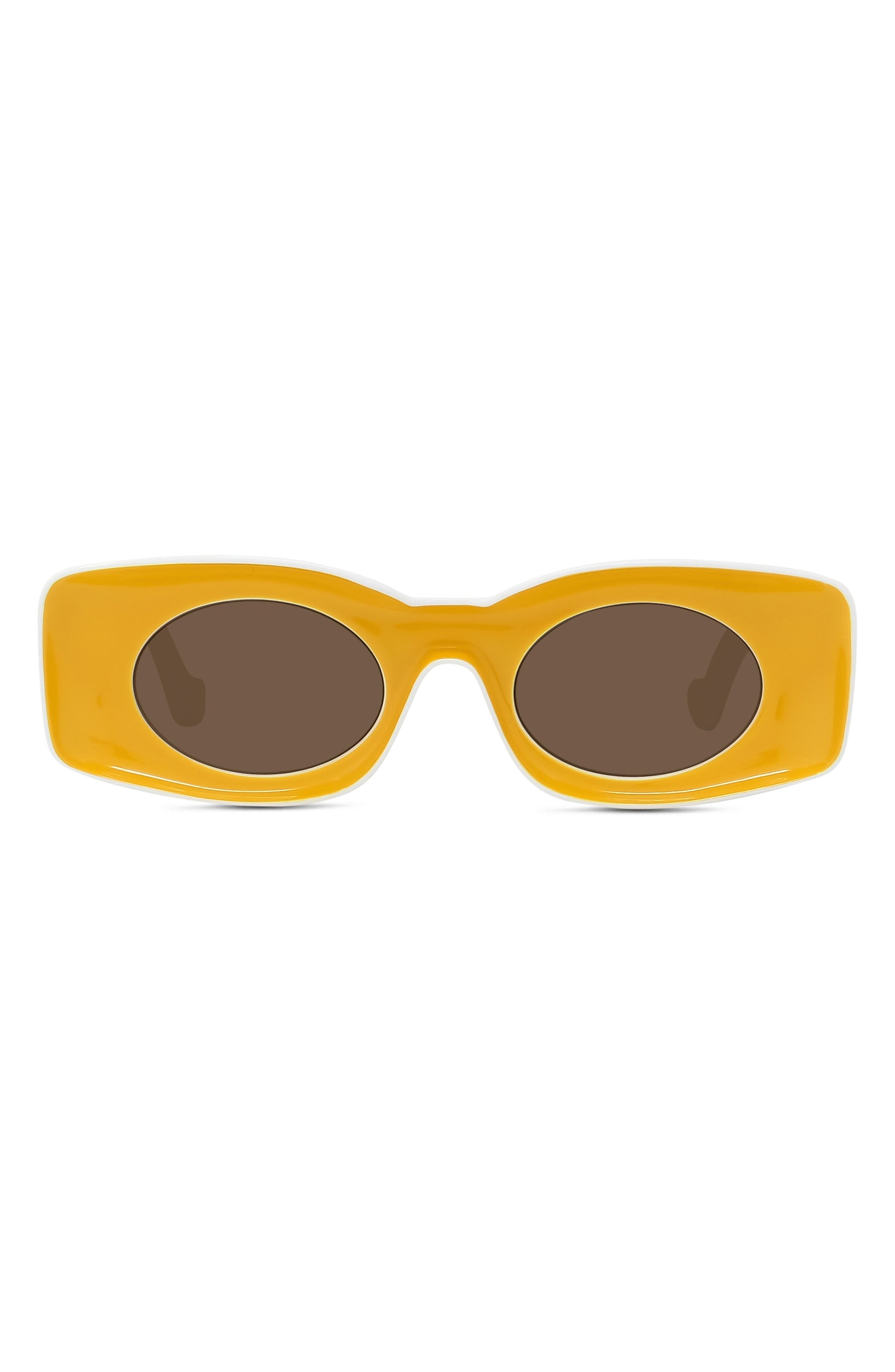 Loewe Paula's Ibiza 49mm Small Rectangular Sunglasses | Nordstromrack