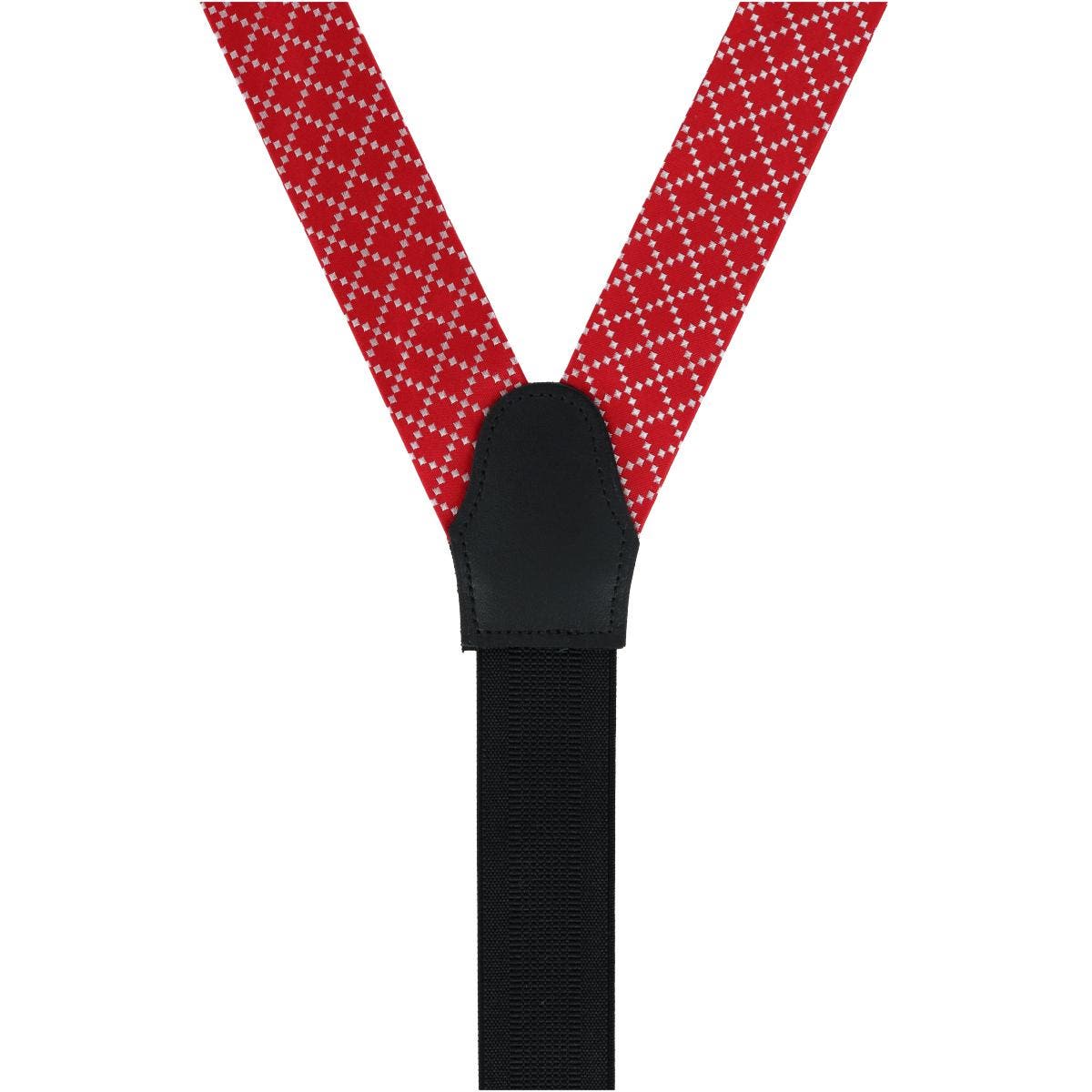 Trafalgar Rowan Geometric Pattern Silk Button End Suspenders (braces ...