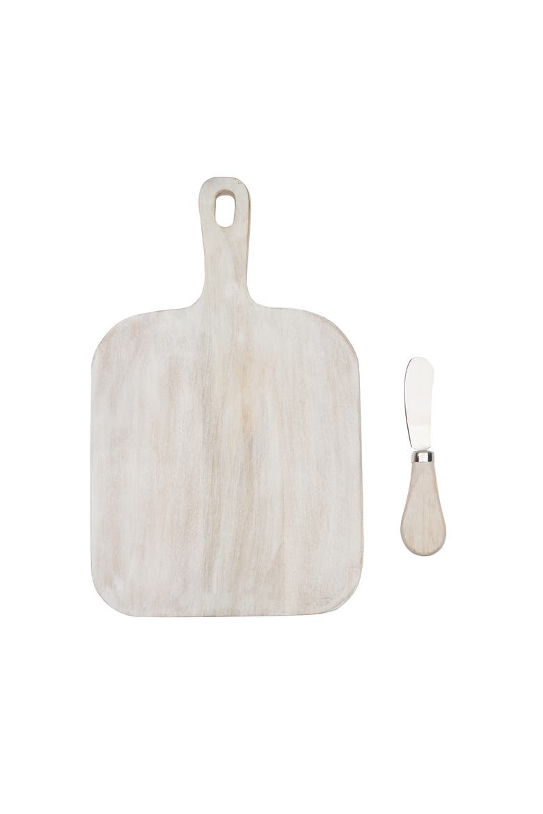 Good Friends Serving Platter Cutting BoardW/Spreader Set of 2, Alternate, color, Brown