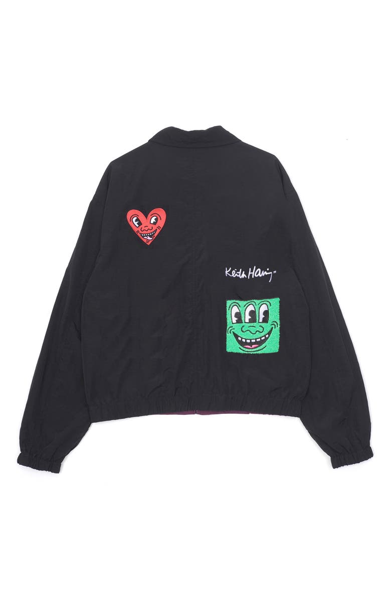 JUNGLES x Keith Haring Graphic Water Resistant Jacket, Alternate, color, 