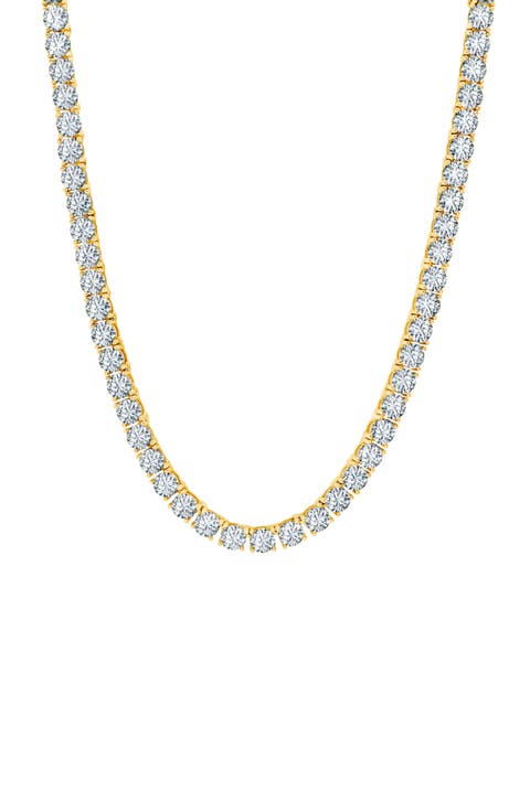 Cubic Zirconia Tennis Necklace