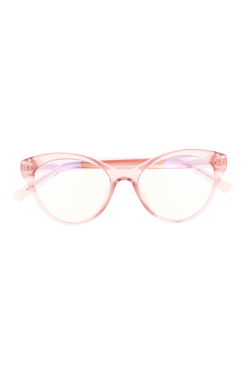 xara 51mm cat eye reading glasses, Main, color, PINK