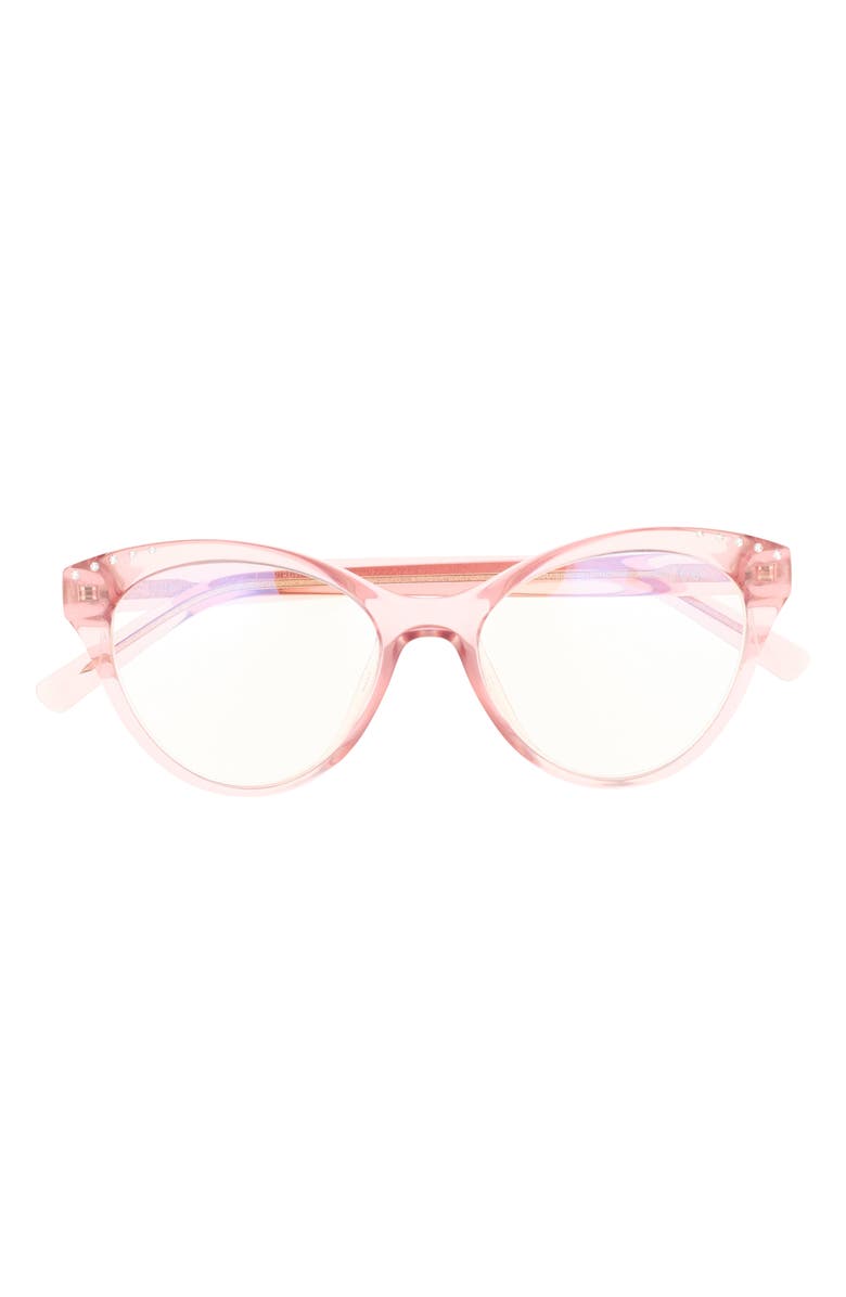 Kate Spade New York xara 51mm cat eye reading glasses, Main, color, Pink