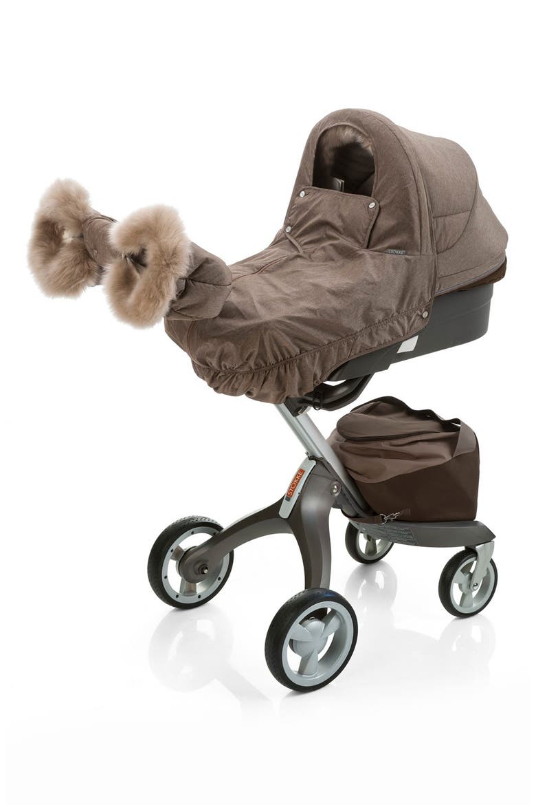 Stroller Winter Kit, Main, color, NOUGAT MELANGE