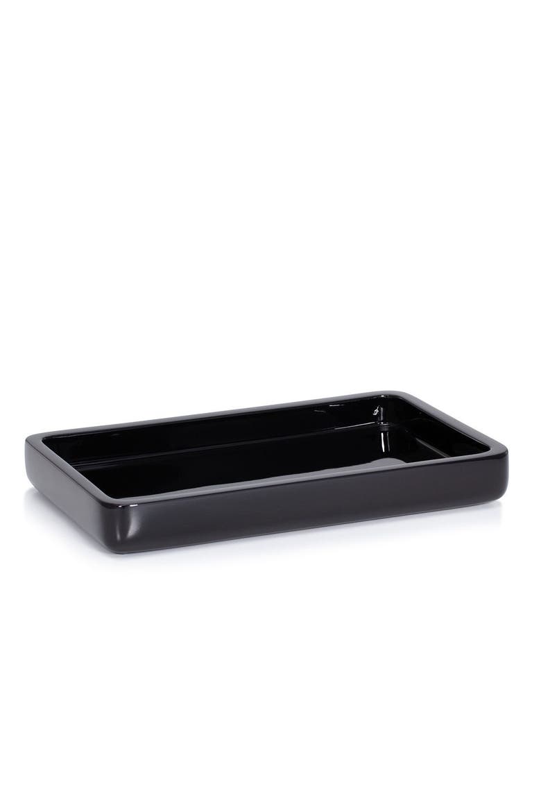 Domus Black Gloss Tray, Main, color, BLACK