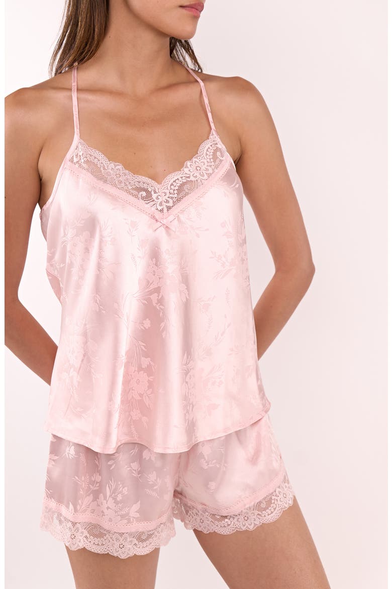Eloisa Charm Cami Short Pajamas, Alternate, color, PINK