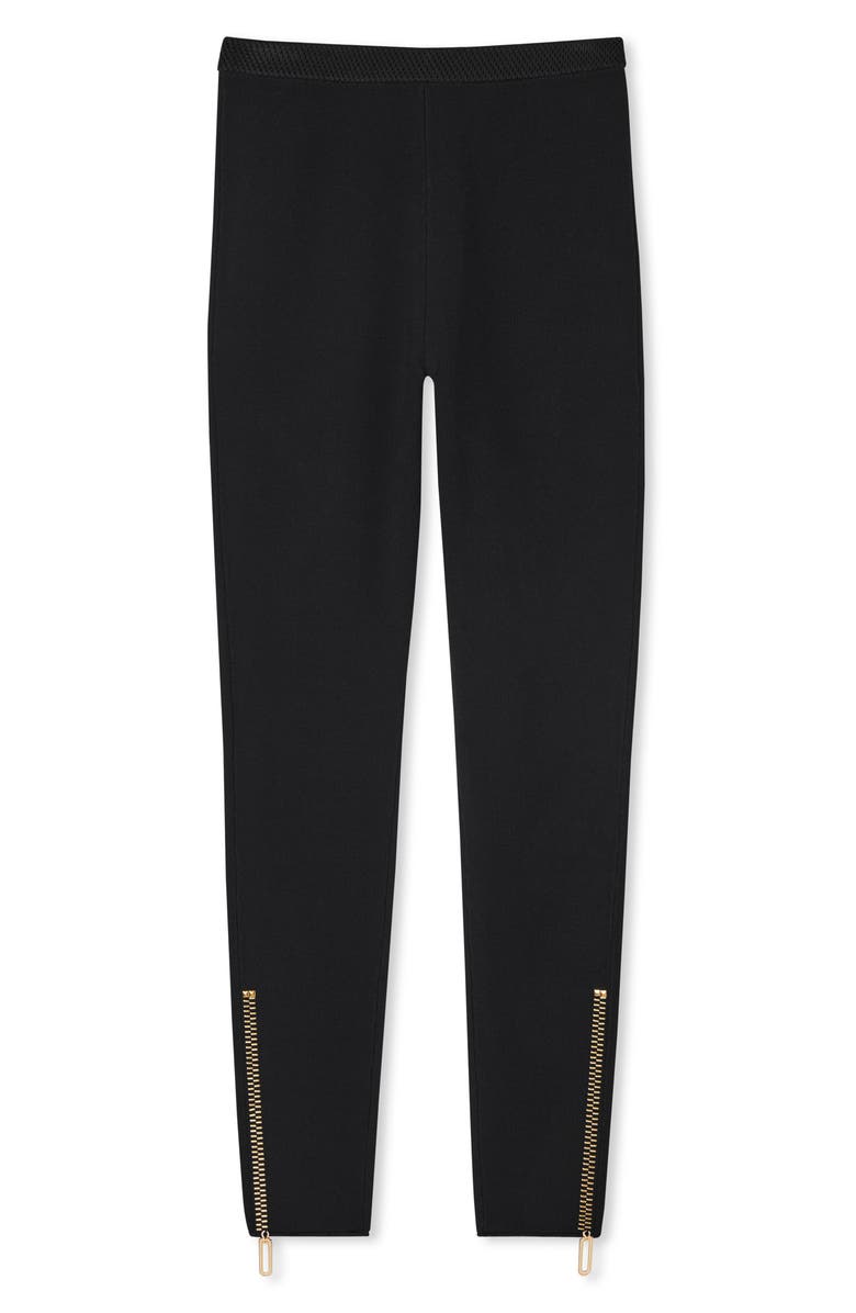 St. John Evening Signature Trompe l'Oeil Leggings, Alternate, color,