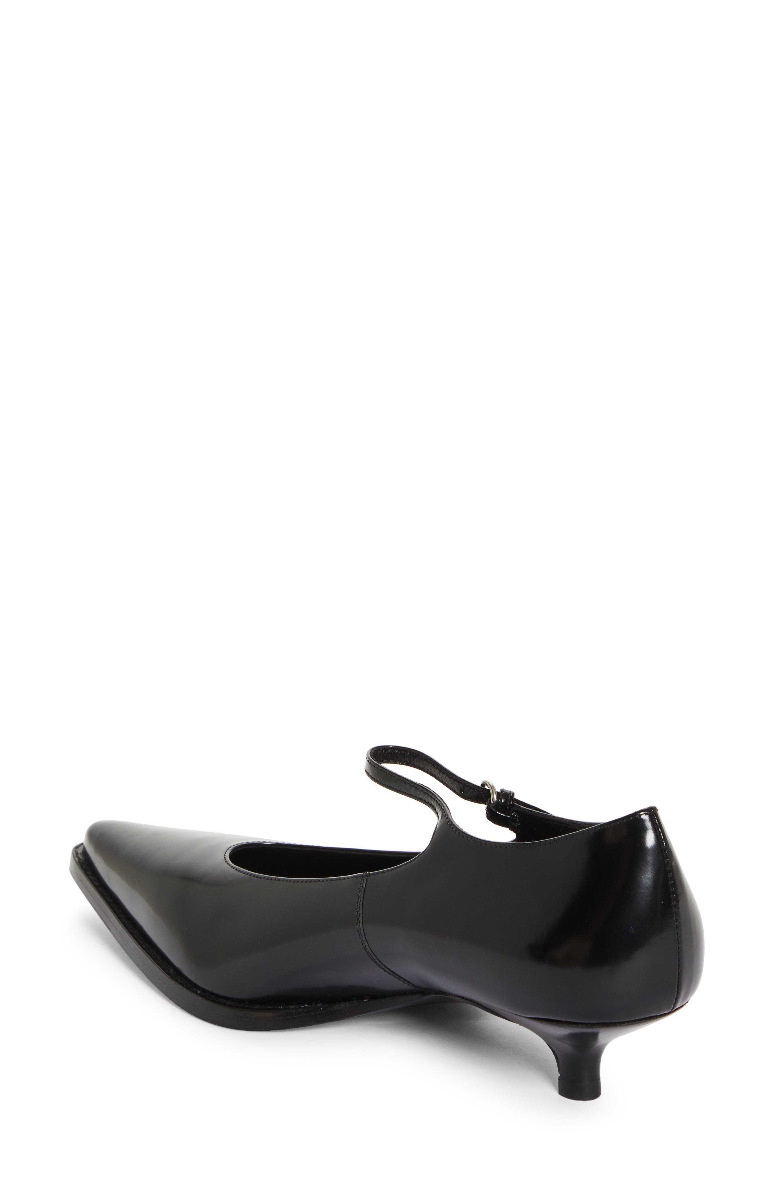 Kitten Heel Mary Jane Pump, Alternate, color, NERO