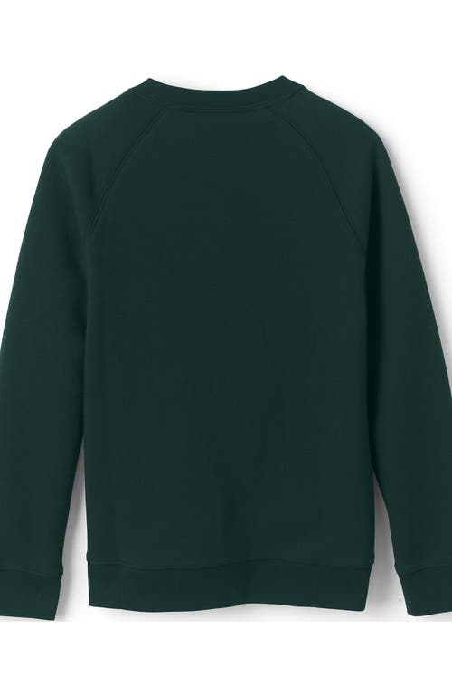 LANDS' END LANDS' END SCHOOL UNIFORM KIDS CREW SWEATSHIRT