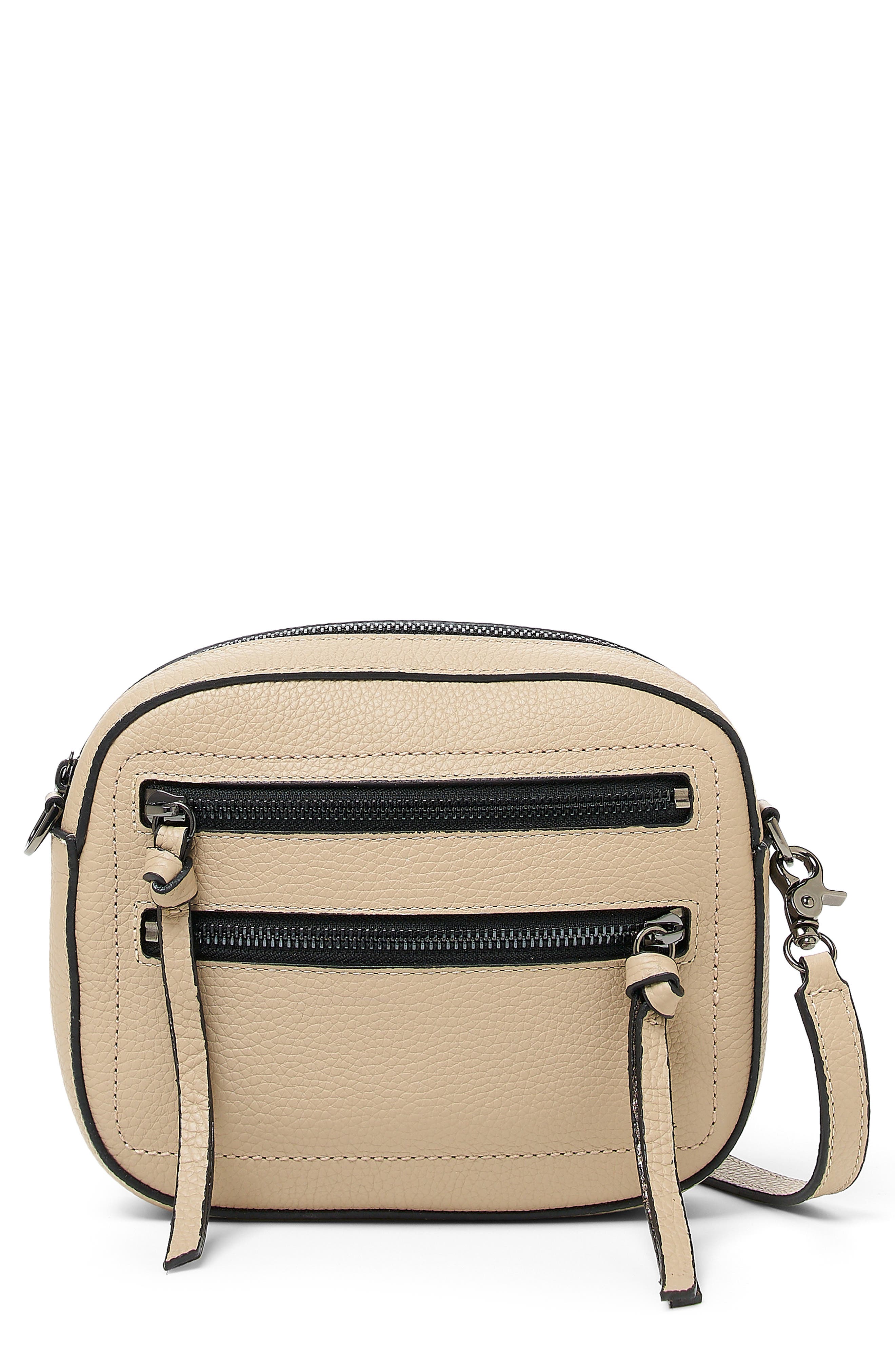 Chelsea Leather Crossbody Camera Bag, Main, color, LATTE