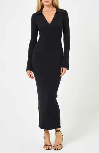 LSPACE San Clemente Long Sleeve Cover-Up Maxi Dress