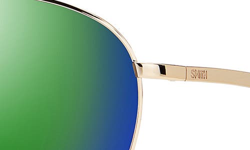 Smith Serpico 2 65mm Oversize Chromapop™ Polarized Aviator Sunglasses