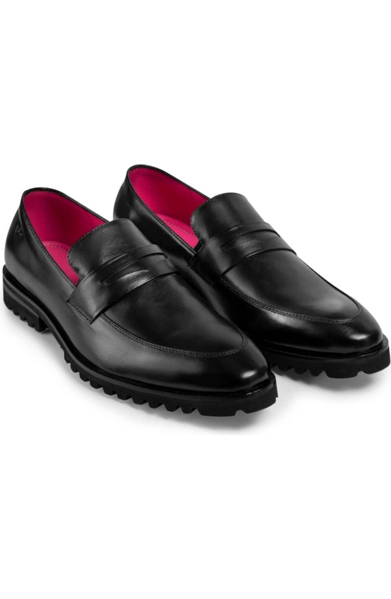 GARDNT Men's Alessandro Loafer, Alternate, color, Black
