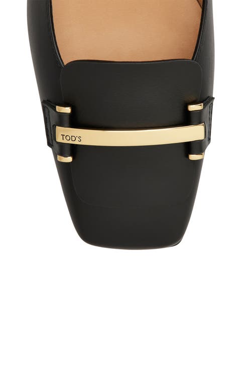 TOD'S TOD'S BARRETTA BLOCK HEEL PUMP