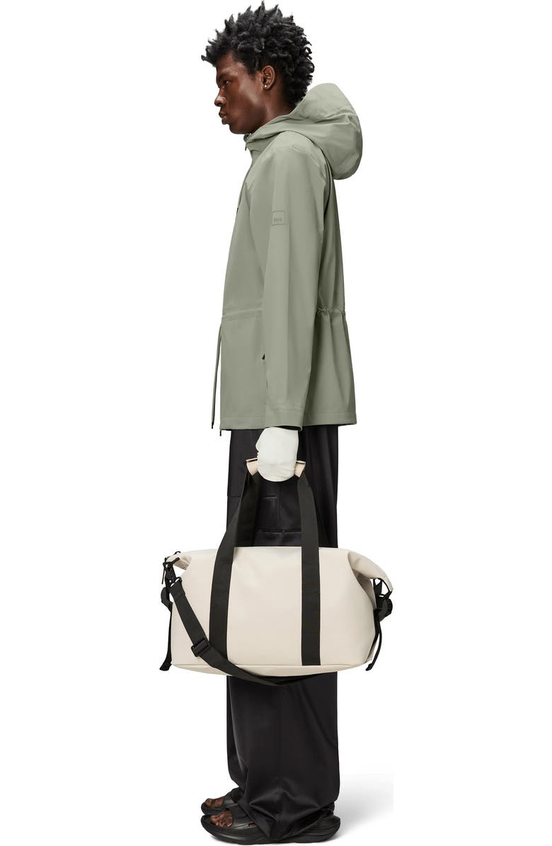 Rains Hilo Waterproof Weekend Bag, Alternate, color, Dune