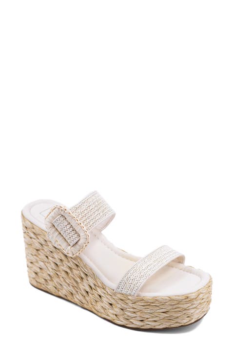 Leena Platform Wedge Espadrille Sandal (Women)